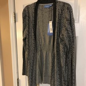 Simple Vera Vera Wang XL Long Sleeve Cardigan